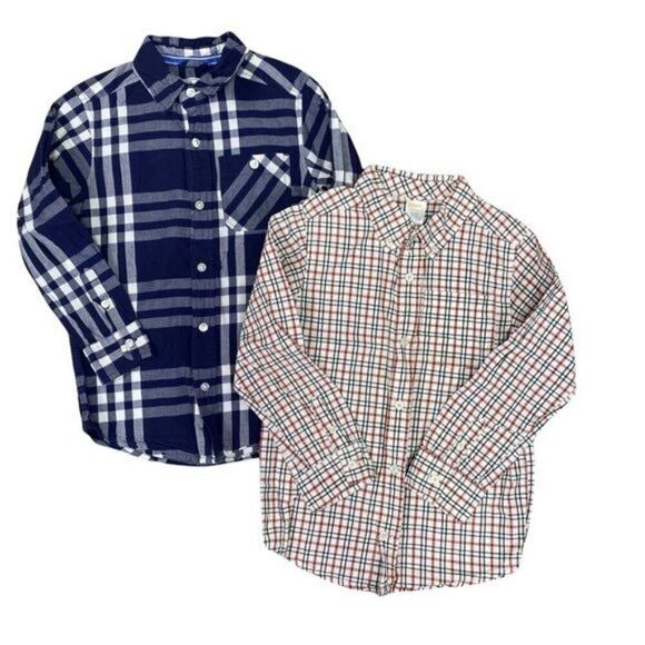 Gymboree, Children's Place Button Down Shirts 5/6 - Picture 1 of 7